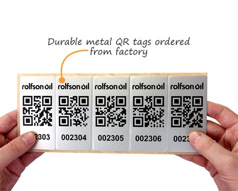 asset tags with qr code